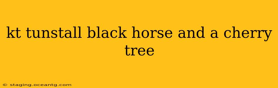kt tunstall black horse and a cherry tree
