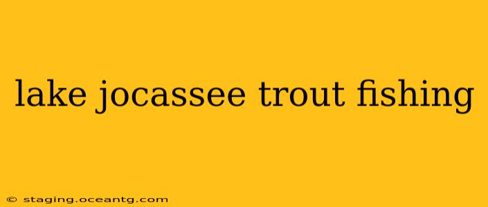 lake jocassee trout fishing