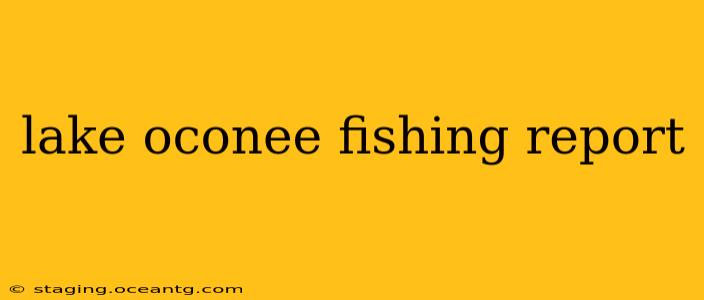 lake oconee fishing report