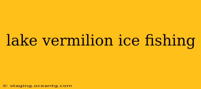 lake vermilion ice fishing