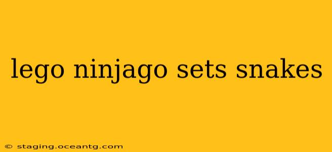 lego ninjago sets snakes