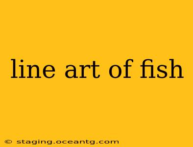 line art of fish