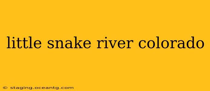 little snake river colorado