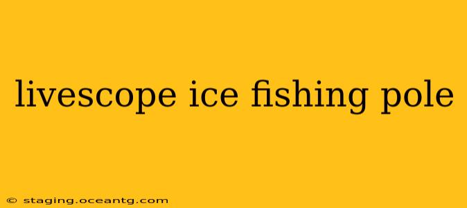 livescope ice fishing pole