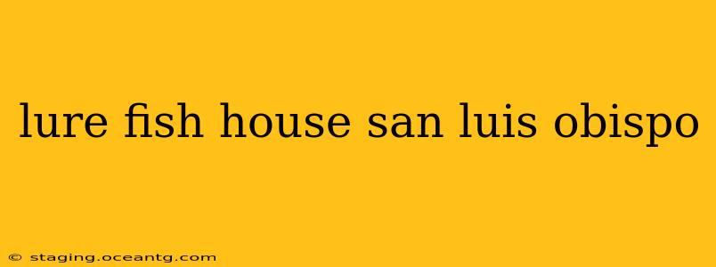 lure fish house san luis obispo