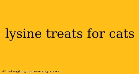 lysine treats for cats
