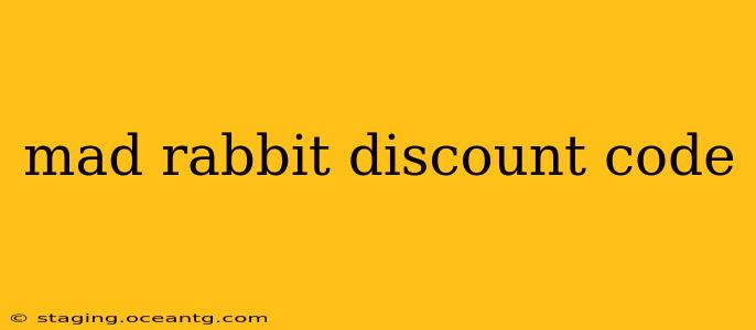 mad rabbit discount code