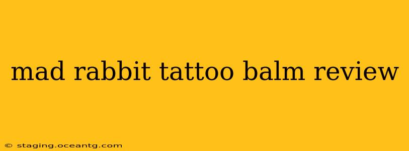 mad rabbit tattoo balm review