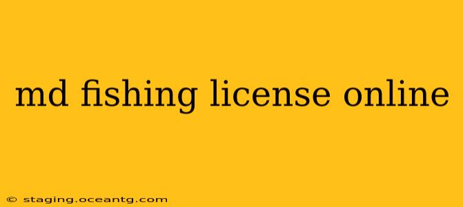 md fishing license online