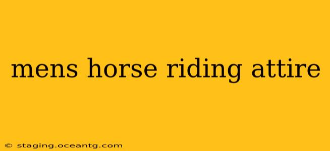 mens horse riding attire