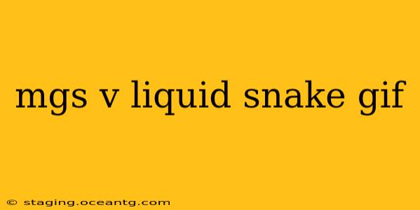 mgs v liquid snake gif