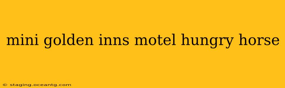 mini golden inns motel hungry horse