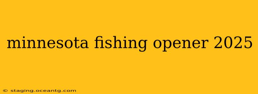 minnesota fishing opener 2025