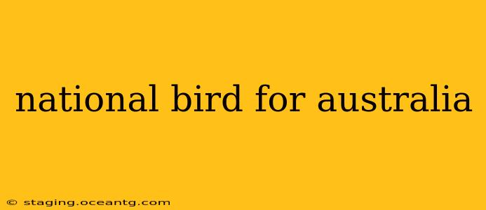 national bird for australia