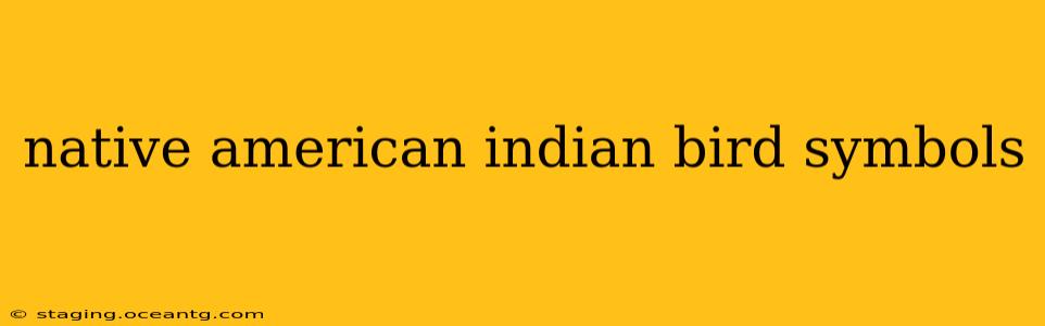 native american indian bird symbols