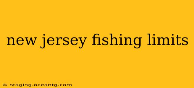 new jersey fishing limits
