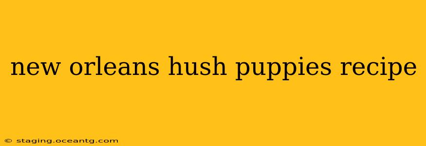 new orleans hush puppies recipe