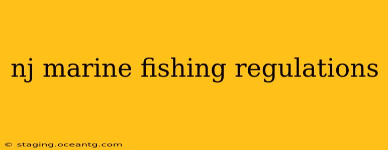 nj marine fishing regulations