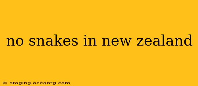 no snakes in new zealand