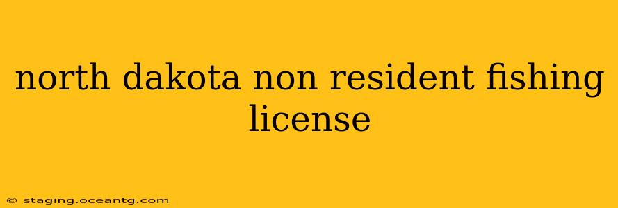 north dakota non resident fishing license