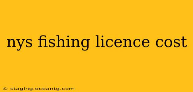 nys fishing licence cost