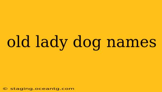 old lady dog names