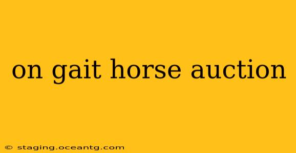 on gait horse auction