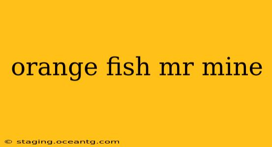 orange fish mr mine