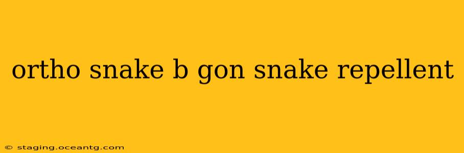 ortho snake b gon snake repellent