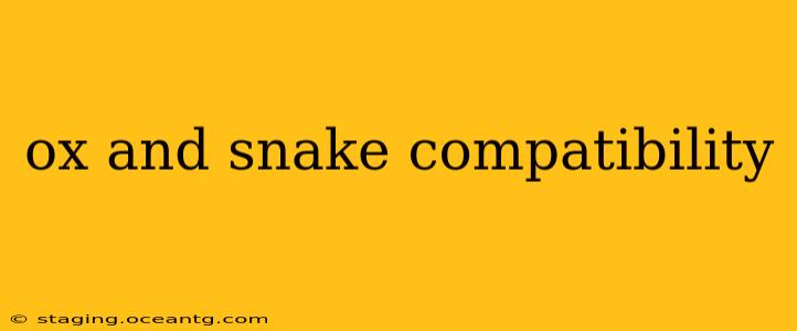ox and snake compatibility