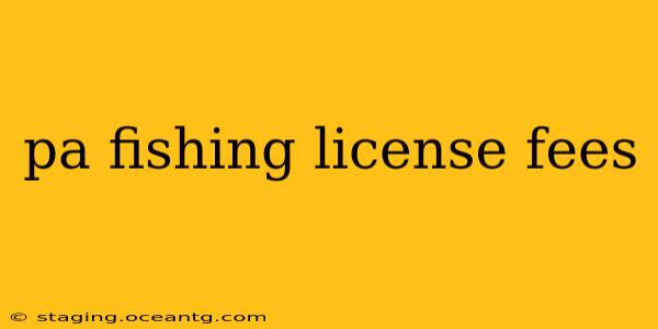 pa fishing license fees