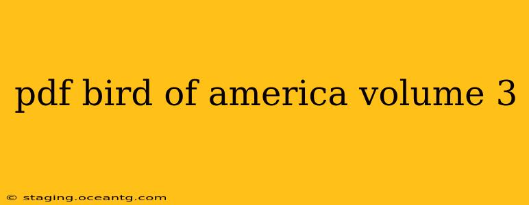 pdf bird of america volume 3