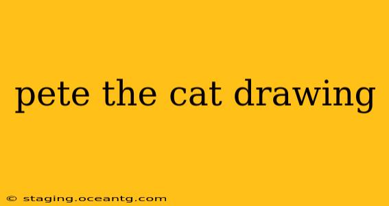 pete the cat drawing