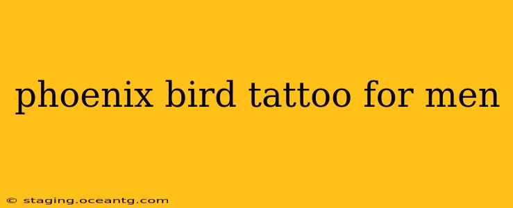 phoenix bird tattoo for men