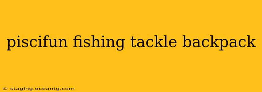 piscifun fishing tackle backpack