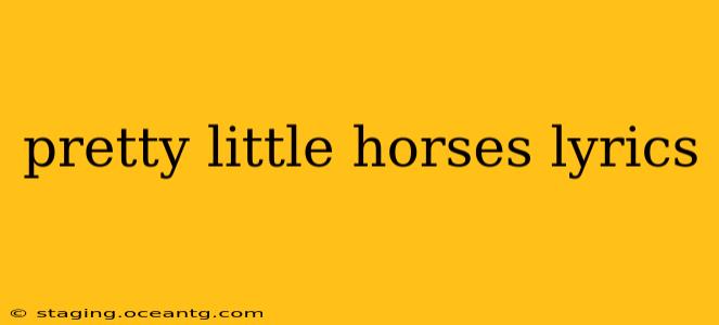 pretty little horses lyrics