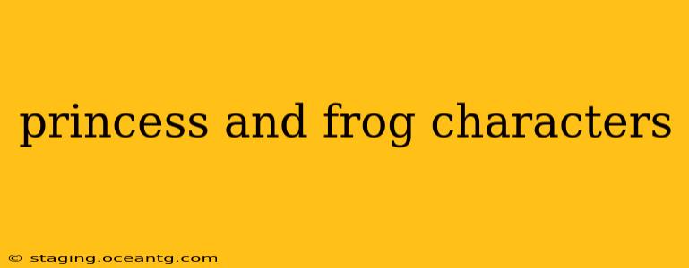 princess and frog characters