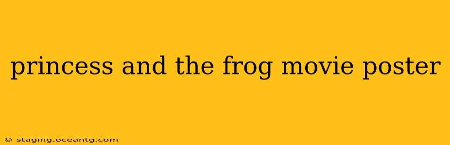 princess and the frog movie poster