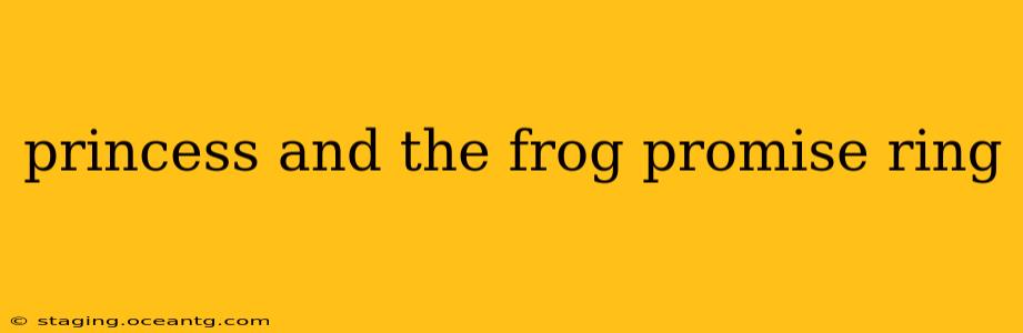 princess and the frog promise ring