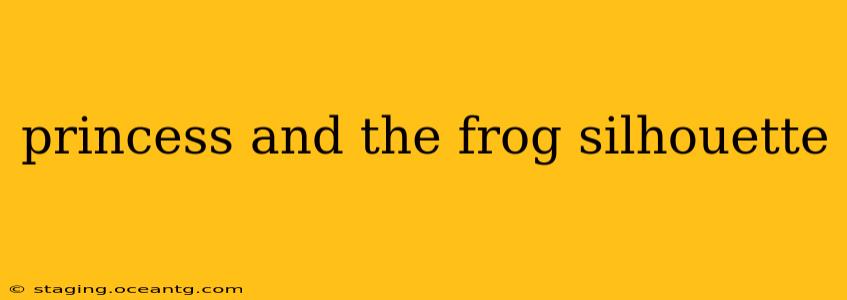 princess and the frog silhouette