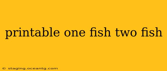 printable one fish two fish