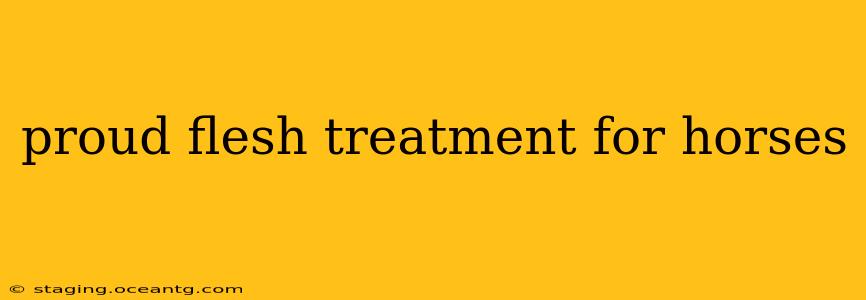 proud flesh treatment for horses