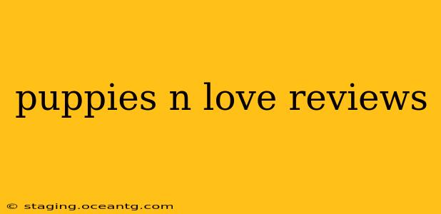 puppies n love reviews