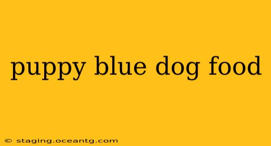 puppy blue dog food