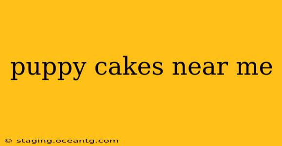 puppy cakes near me