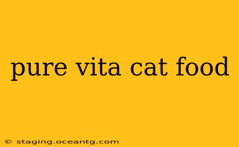pure vita cat food