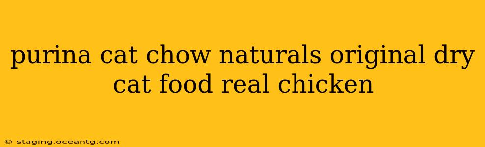 purina cat chow naturals original dry cat food real chicken