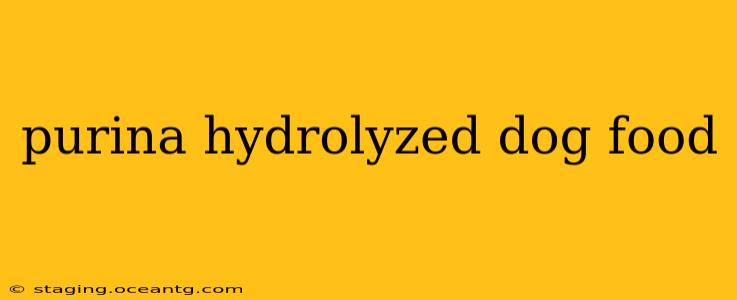 purina hydrolyzed dog food