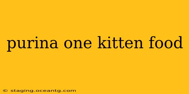 purina one kitten food