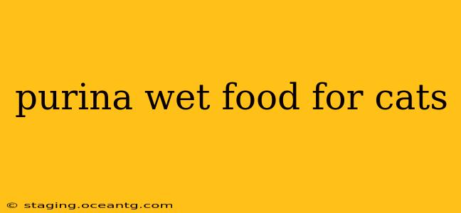 purina wet food for cats